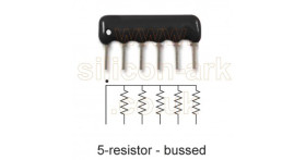22K Ohm 5-resistor common rail network (6A223G) - TruOhm