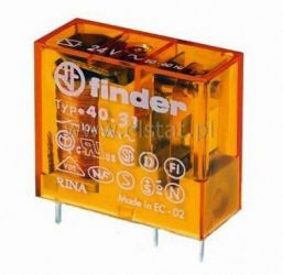 Przekaźnik Finder 40.31.8.024 ( 24VAC, 10A ) 1xP