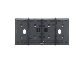 LIVING NOW "MY HOME" Ramka stykowa - 4 moduły - czarna KG8104 LEGRAND