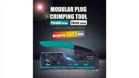 Zaciskarka Wtyków Rj-45 Kat.7 Rj45 (Utp/Stp 8P8c Cat.5/Cat.6/Cat.7), Rj12...