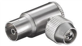 Złącze Koncentryczne Kątowe Z Mocowaniem Gwintowanym