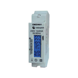 Velleman EMDIN01 Energy Meter DIN Rail Class 1/2 IEC Compliant