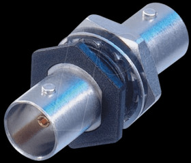 NBB75FI BNC cable socket for panel mounting, 75 Ohms
