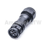 Złącze wielostykowe przemysłowe 5-pinowe Montaż na kablu Gniazdo Amphenol Industrial