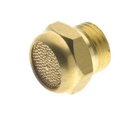 Tłumik hałasu płaski pod klucz G3/8 GZ, mosiądz, spiek brązu