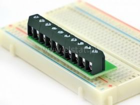 Złącze AK 10-pinów czarne do płytki stykowej