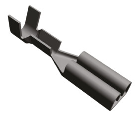 Konektor płaski Żeński 2.79 x 0.5mm długość 15.4mm Izolacja: Nieizolowane