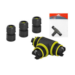 Złącze 3-styk. hermetyczne mufa IP68 13A 400V PG-T2-3P