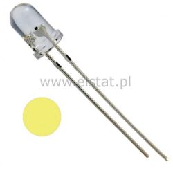 LED 5mm żółta przezro. 12V