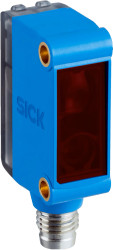 Czujniki fotoelektryczne Przez wiązkę w obudowie prostokątnej SICK PNP zakres 15 m Precyzyjne światło LED