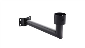 Uchwyt Do Lampy Ulicznej Solarnej 40Cm Rura 75 Mm Czarny
