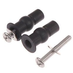 Śruba rozprężna do mocowania deski sedesowej M6 14mm z kołnierzem 18mm- śruby - 2 szt