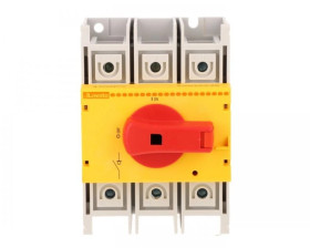 Rozłącznik izolacyjny 3P 160A pokrętło żółto/czerwone GA160ARY