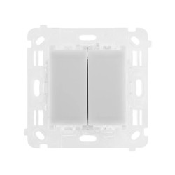 Simon 54 Touch mechanizm Przycisk podwójny sterujący do ST2M, do tworzenia układu schodowego lub krzyżowego ST2S