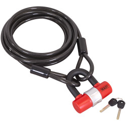 Sealey SHGCL5 Motorcycle Cable Lock 5m