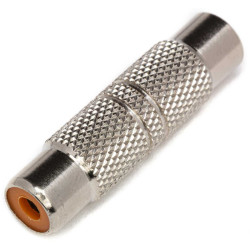 przejście RCA łącznik gniazdo / gniazdo metal VITALCO