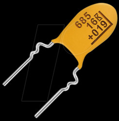 T350C475M025AT Tantalum, wired, 4.7µF, 25V, 125°C