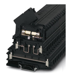 Złączka szynowa bezpiecznikowa Phoenix Contact poziomy: PodwójnyŚruba UKK 5-HESILED 24 (5X20) 1MA 6.3A 400 V