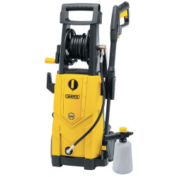 Draper 03096 230V 2200W 165Bar Yellow Pressure Washer with 6m High-Pressure Hose