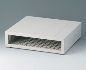 ABS enclosure, (L x W x H) 260 x 245 x 74 mm, gray white (RAL 9002), IP40, B2210017