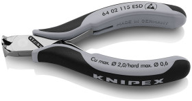 Szczypce Knipex długość 115 mm Nie Specjalna stal narzędziowa