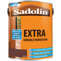 Sadolin 5028536 Extra Durable Woodstain Teak 5 litre