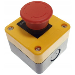 Przełącznik w obud. STOP kaseta IP65 awaryjny przycisk bezpieczeństwa