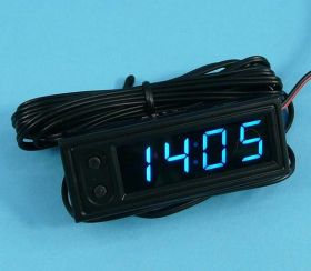 ZEGAR PANEL.LED 4,5-30V h+DATA+TEMP.BLUE