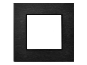 ARIA Ramka 1 pojedyncza szczotkowany antracyt R-1UAC/64/25 OSPEL