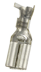 Konektor płaski Żeński 4.75 x 0.5mm 0,5 → 2,0 mm², 20 → 14 AWG długość 17.2mm Izolacja: Nieizolowane Cyna