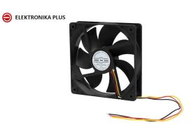 WENTYLATOR 80x80x15mm 80x15mm 8015 12V ŚLIZGOWY 3-PRZEWODY