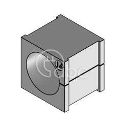 Moduł uszczelniający KT specjalny, mały, KTs 16, z otworem 1x16-16 mm, 39901