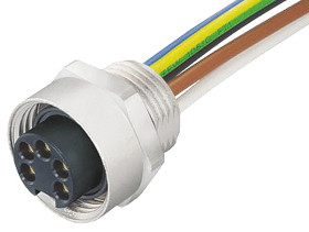 Złącze wielostykowe przemysłowe 5-pinowe 7/8 Montaż w przegrodzie Gniazdo Murrelektronik Limited