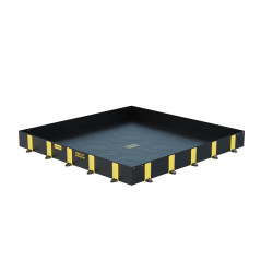 Kontrola zanieczyszczeń Bariera przeciwrozlewowa pojemność 2820L Kontrola wycieków PVC Justrite