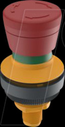 1.11.031.011/0000 RAMO 30 E, M12, round collar, 2 NC, gold, M12, 5-pin, A-coded