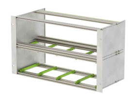 Stelaż 6U x 84KM x 218mm, Aluminium