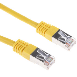Kabel Ethernet Cat6 długość 0.5m Z zakończeniem RS PRO PVC l. żył: 7 średnica 5.2mm