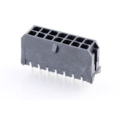 Molex 430451412 Micro-fit 3.0 14-pin Header 3mm Pitch Dual Row Black