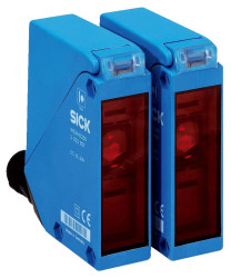 Czujniki fotoelektryczne Przez wiązkę Prostokątny SICK NPN, PNP zakres 0 → 60 m LED