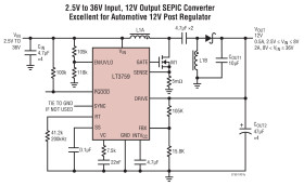 Wide Input Voltage Range Boost/SEPIC/Inverting Controller