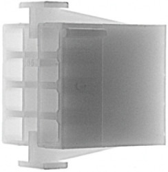 Obudowa złącza 9-pinowe 3-rzędowe raster: 6.35mm TE Connectivity Męski Montaż na panelu Universal MATE-N-LOK