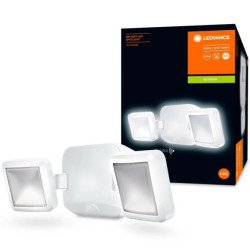 Naświetlacz LED 10W 480lm 4000K IP54 Biały z Czujnikiem ruchu LEDVANCE SPOTLIGHT Bateryjny Podwójny