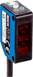 Czujniki fotoelektryczne Odblaskowe Wersja miniaturowa SICK PNP zakres 0,01 → 7,2 m LED