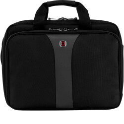 Wenger 600648 Legacy 16" Double Gusset Laptop Briefcase Black/Grey