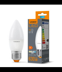 LED Żarówka VIDEX-E27-C37-7W-NW