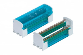 Blok rozdzielczy 125A 500V 2P 15-zaciskowy E.4075