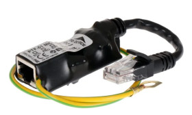 PTF-51-EXT/PoE/Micro/T - miniaturowe zabezpieczenie sieci LAN w osłonie termokurczliwej