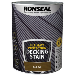 Ronseal 39113 Ultimate Protection Decking Stain Dark Oak 5 litre