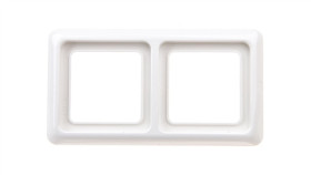 Berker Ip44 Ramka Hermetyczna Podwójna Z Uszczelką Śnieżnobiała 53132909
