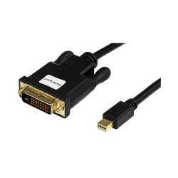 StarTech.com MDP2DVIMM10B Connects A Mini DisplayPort Source To A DVI-D display